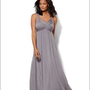 Crossover maxi dress